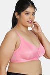 Zivame True Curv Single Layered Non Wired 3/4th Coverage Super Support Bra - Morning Glory — thumbnail 3